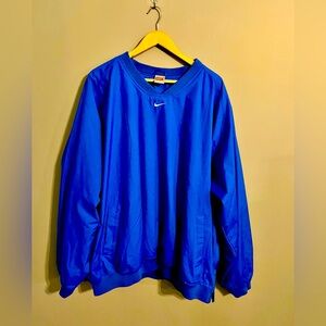 Nike blue side zip pullover XXL